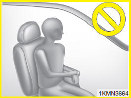 Hyundai Santa Fe: Main components of occupant classification system. - Never lean on the door or center console.