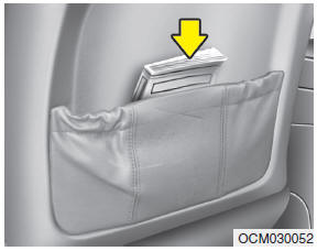 Hyundai Santa Fe: Front seat adjustment - Power. WARNING - Seatback pockets