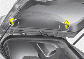 Hyundai Santa Fe: High mounted stop lamp replacement. 