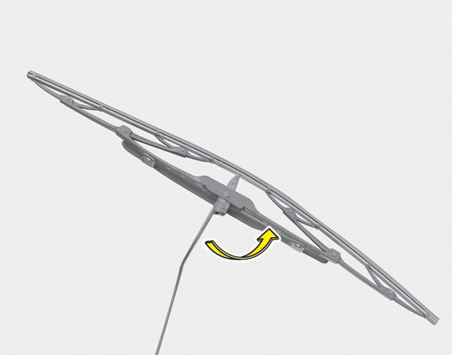 Hyundai Santa Fe >> Blade replacement Wiper blades Maintenance