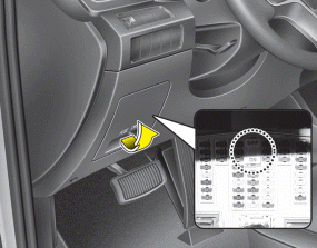 Hyundai Santa Fe: Fuse switch. Always, put the mode switch at the ON position.