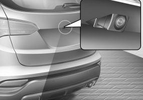 Hyundai Santa Fe: Rearview camera. 