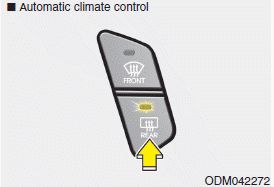 Hyundai Santa Fe: Rear window defroster. Automatic climate control