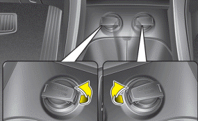 Hyundai Santa Fe: Power outlet. Front