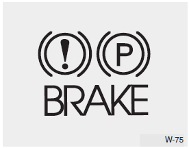 Hyundai Santa Fe: Parking brake. Check the brake warning light by turning the ignition switch ON (do not start