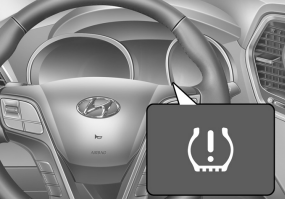 Hyundai Santa Fe: Tire Pressure Monitoring System (TPMS). 